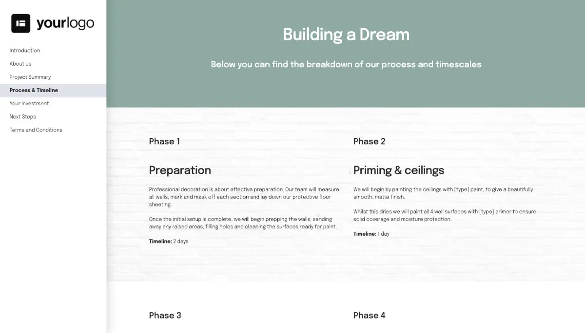 Painting Proposal Template Slide 5