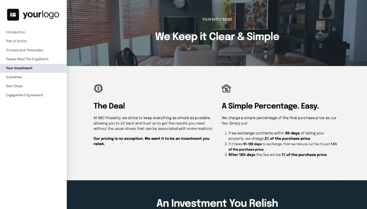 Real Estate Proposal Template Slide 6