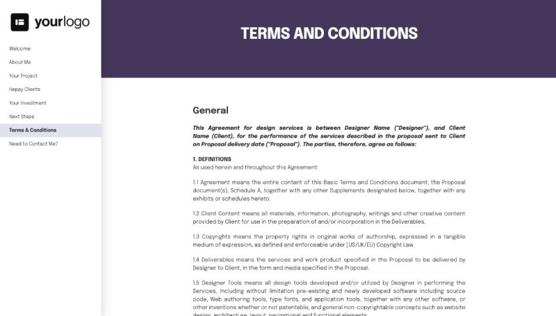 Subcontractor Proposal Template - Pre-written contract