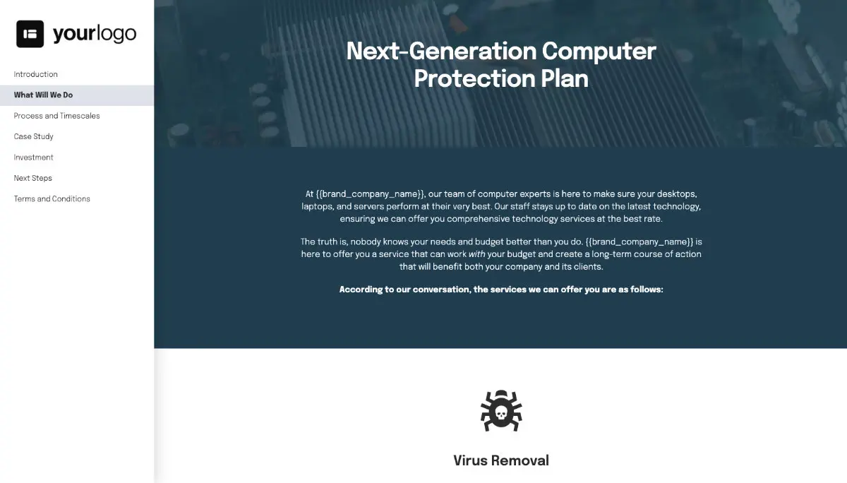 Computer Repair Proposal Template Slide 3