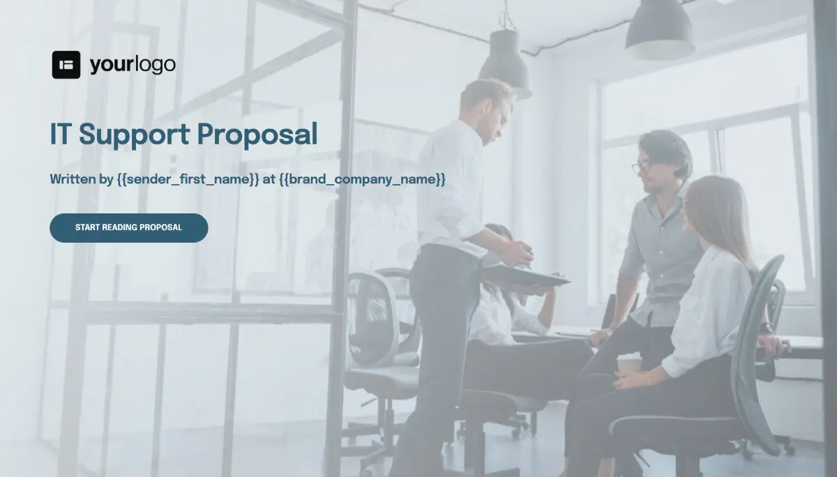 IT Support Services Proposal Template