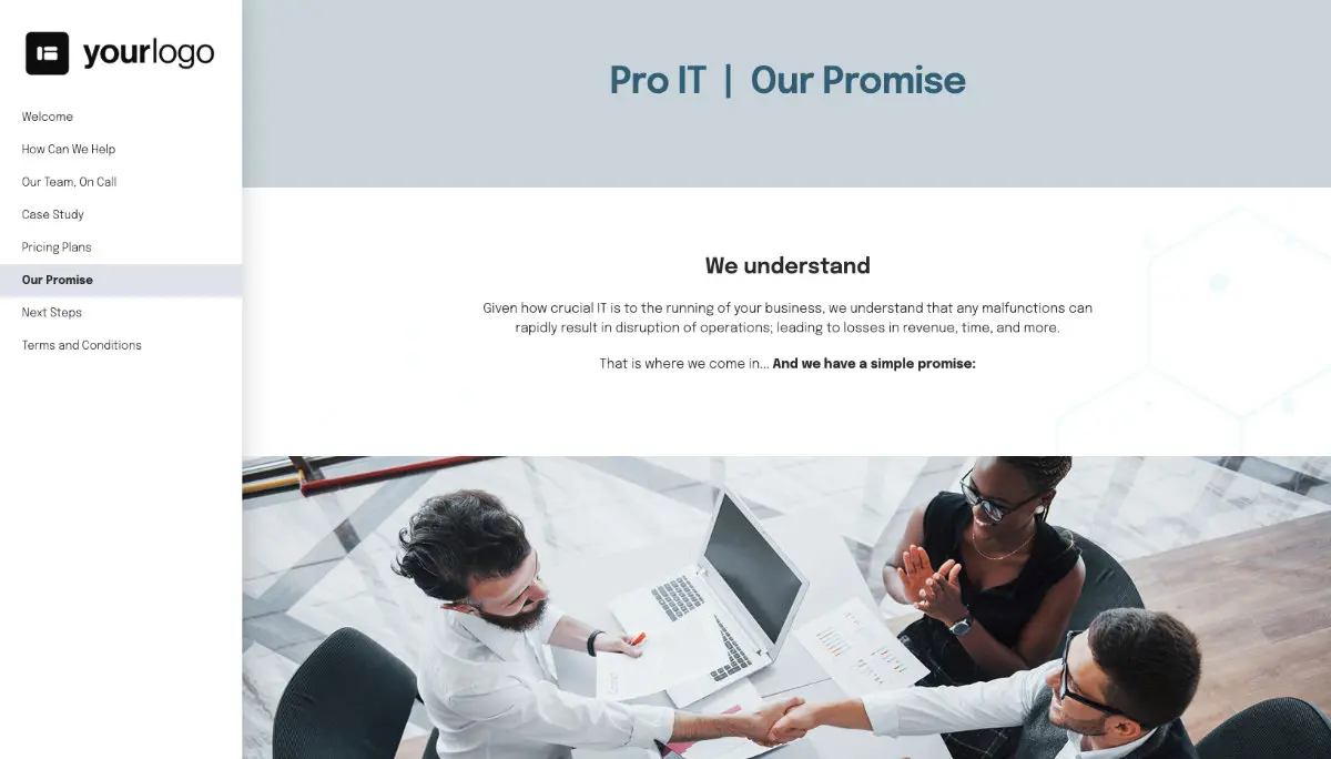 IT Support Services Proposal Template Slide 7