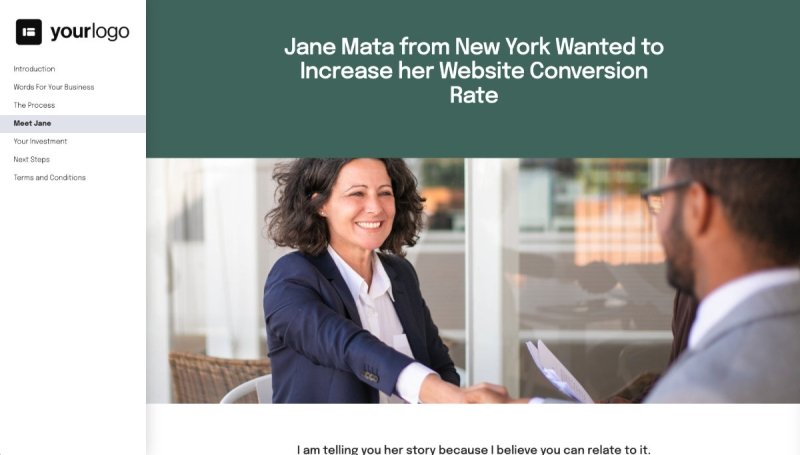 Copywriting Proposal Template - Case study example