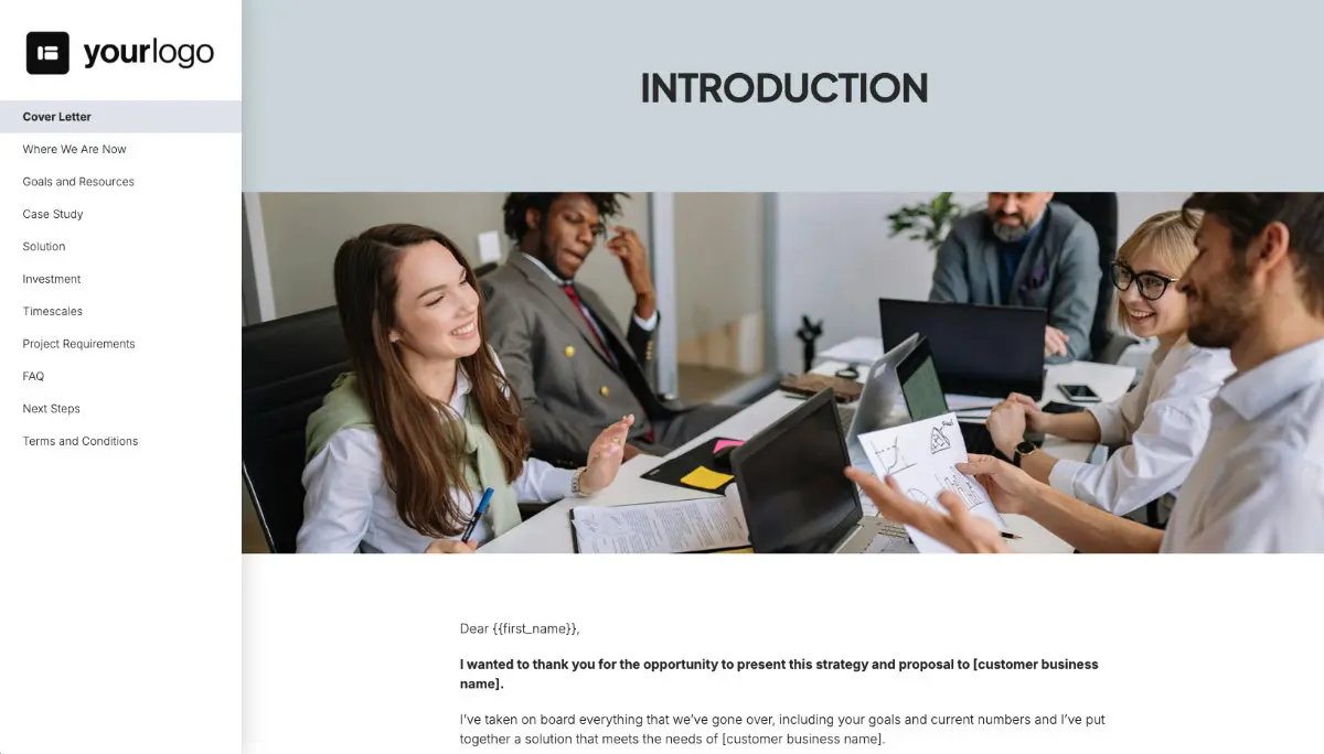 Marketing Funnels Proposal Template Slide 2
