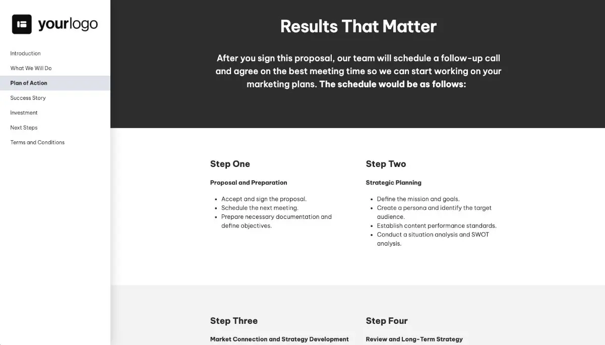 Marketing Plan Proposal Template Slide 4