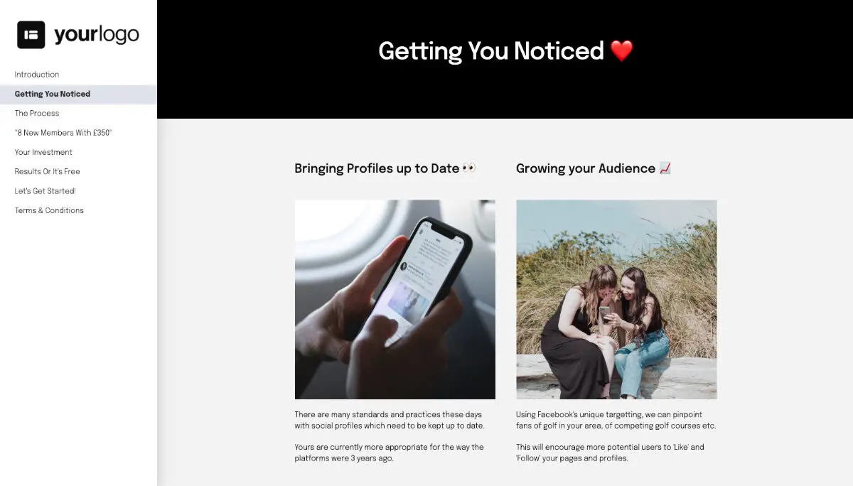 Social Media Marketing Proposal Template Slide 3