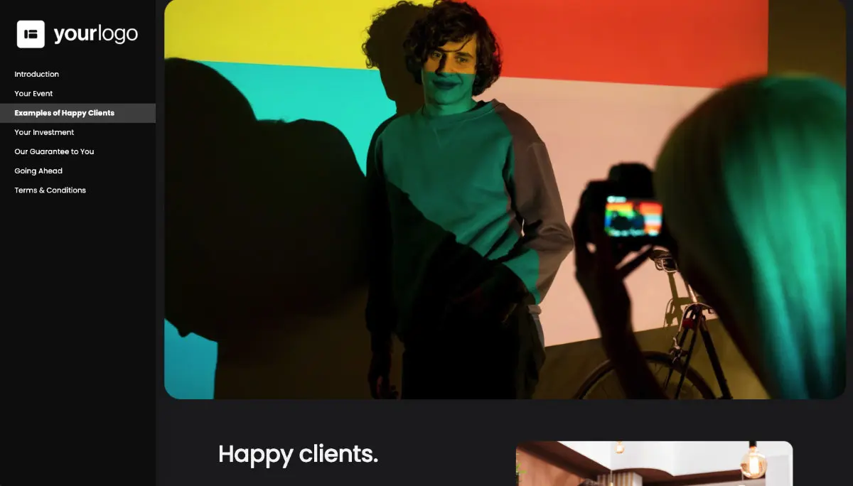 Photography Proposal Template - Case study example