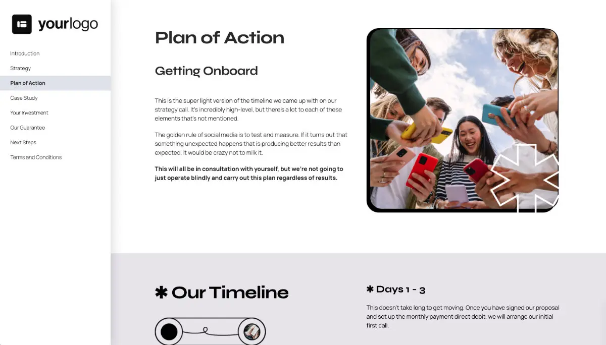 Social Media Management Proposal Template Slide 4