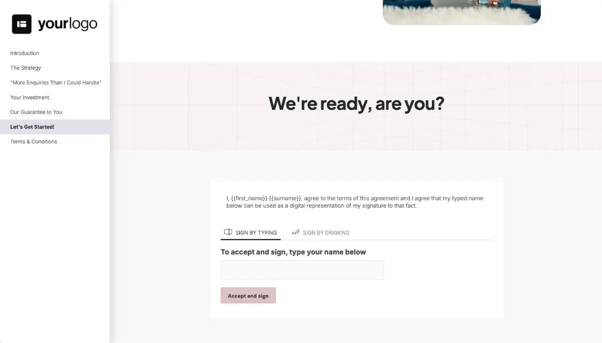 SEO Proposal Template - The next steps