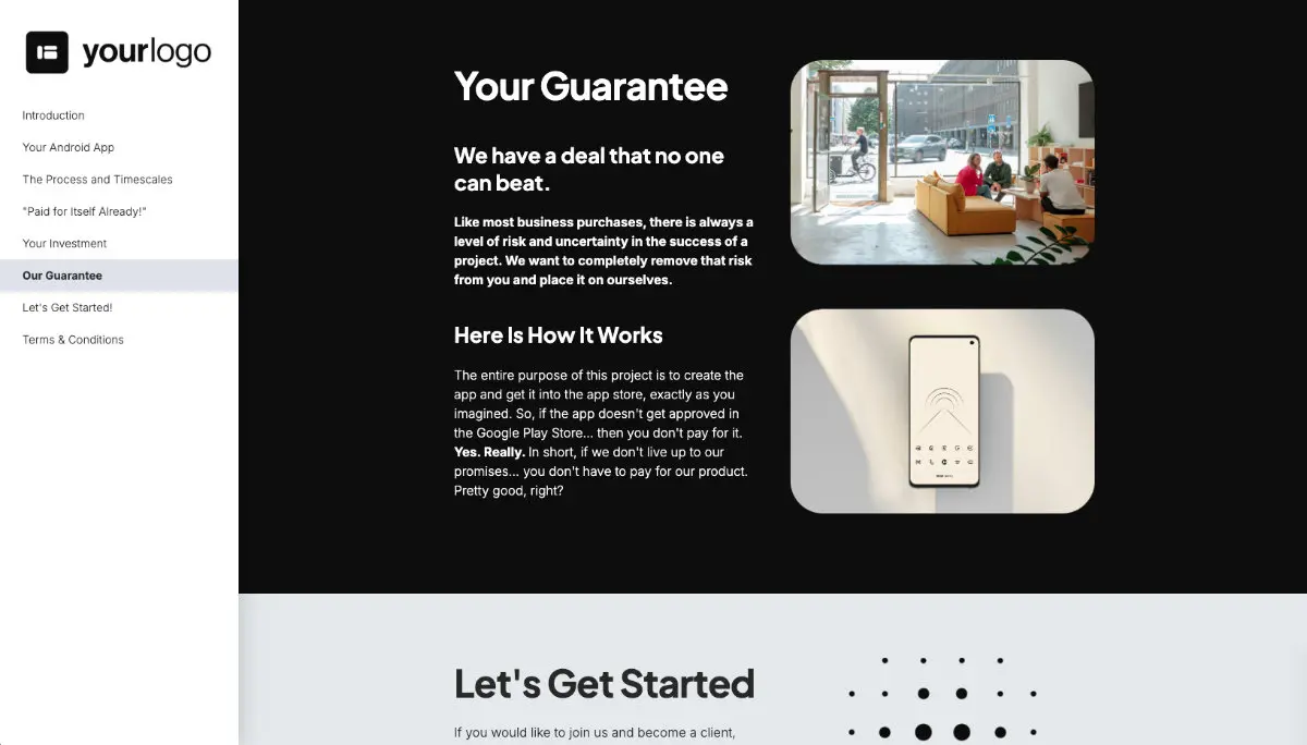 Android Mobile App Development Proposal Template Slide 7