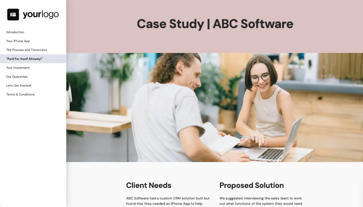 iPhone Mobile App Development Proposal Template Slide 5