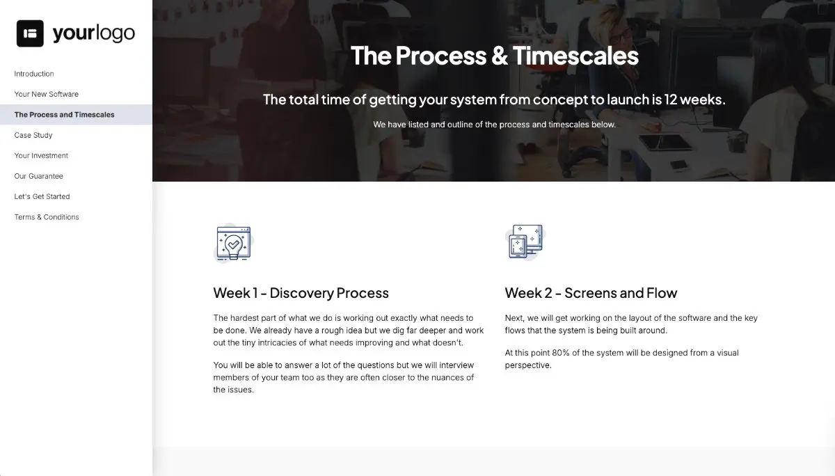 Software Development Proposal Template Slide 4