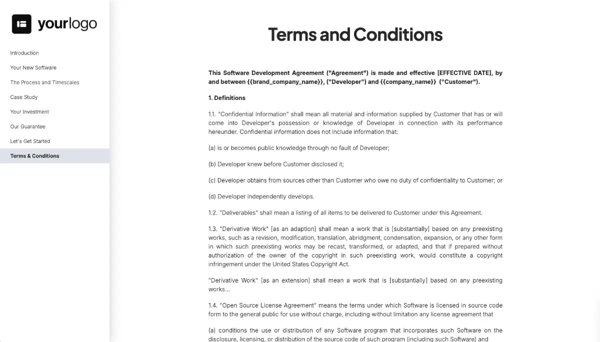 Software Development Proposal Template Slide 9