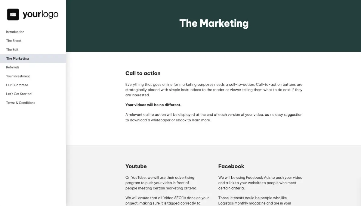 Corporate Video Proposal Template Slide 5