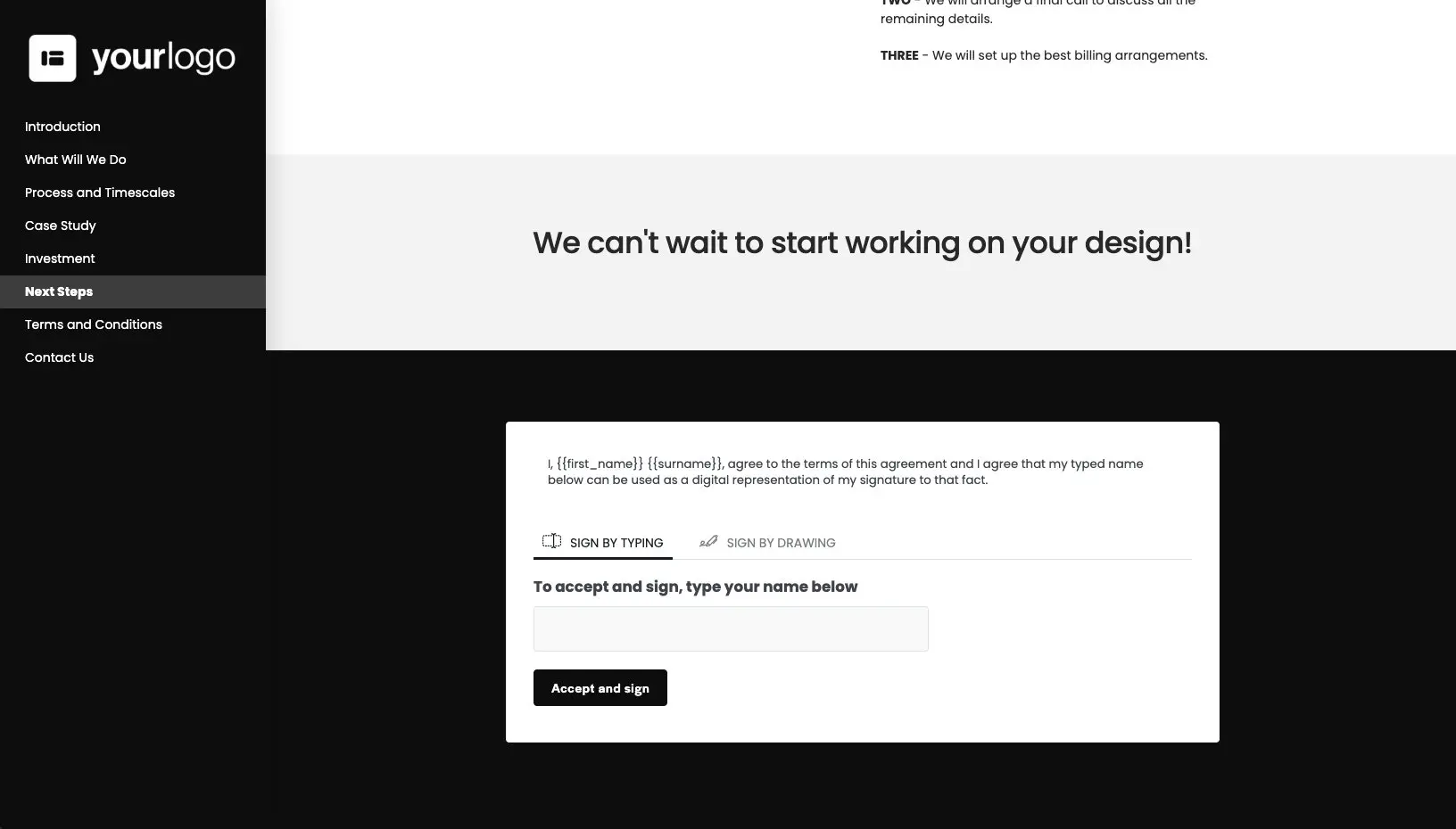 High-end Web Design Proposal Template Slide 7