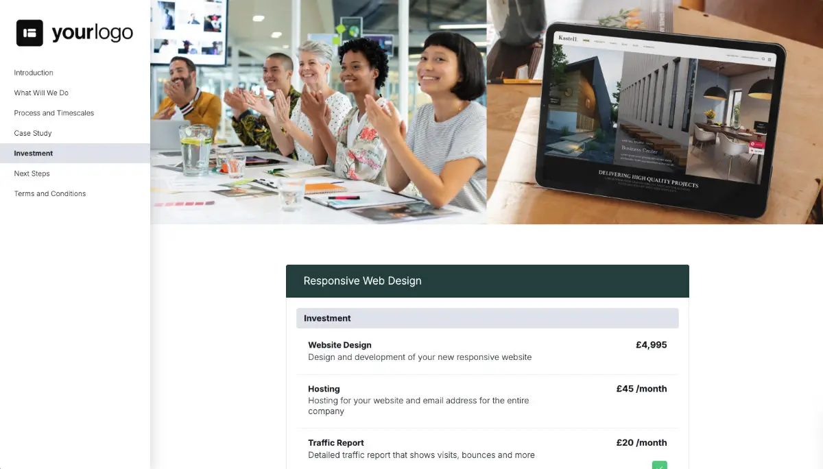 Responsive Web Design Proposal Template Slide 6