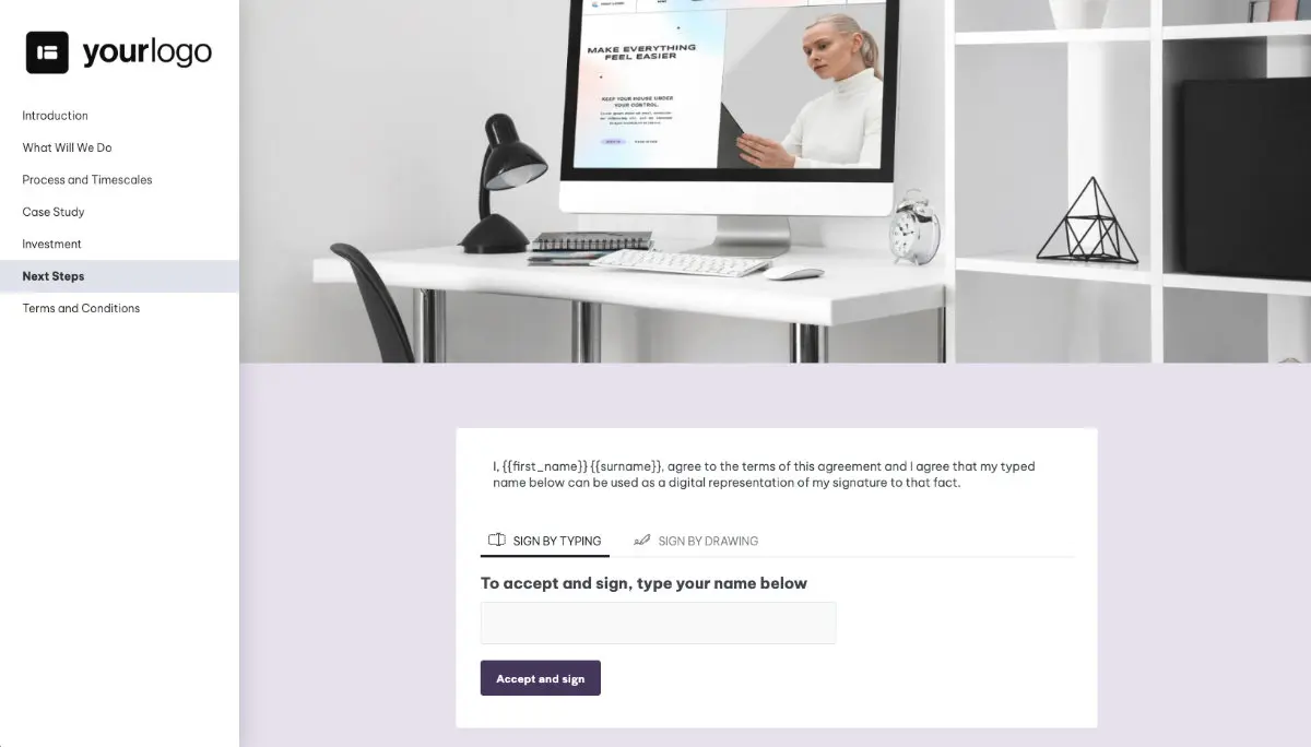 Small Business Web Design Proposal Template Slide 7
