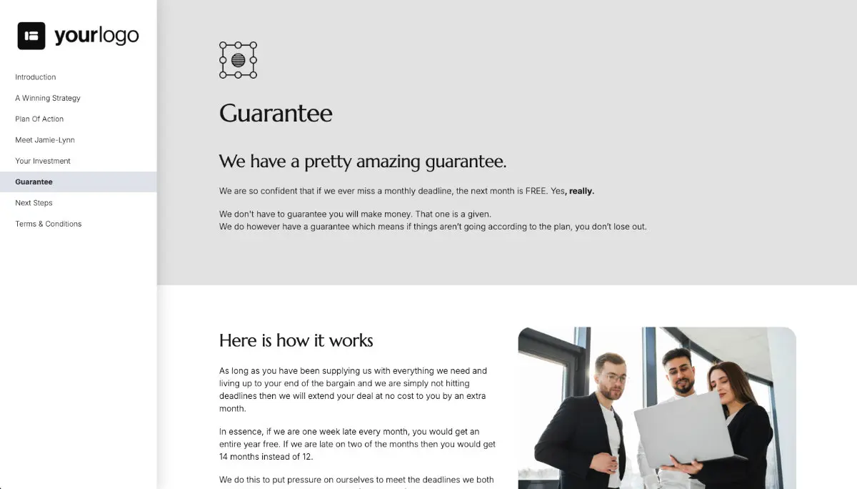 Business Consulting Quote Template Slide 7