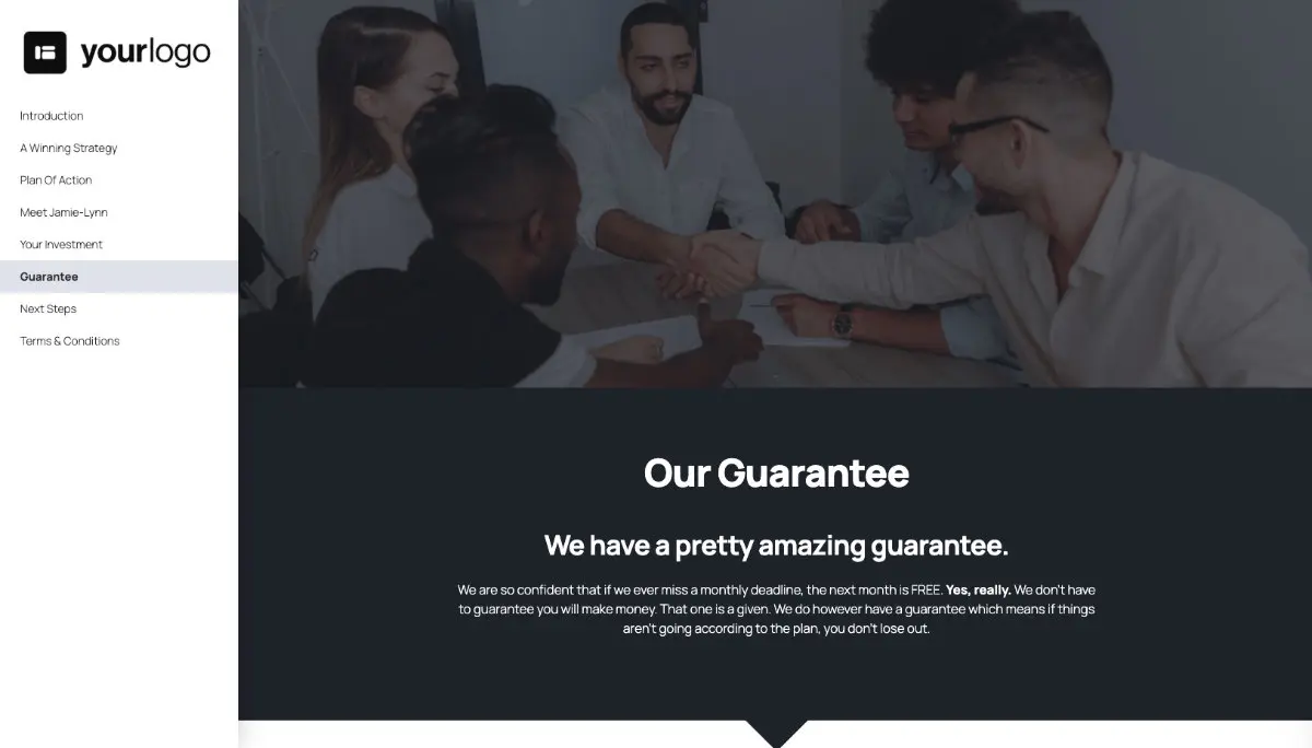 Business Development Quote Template Slide 7