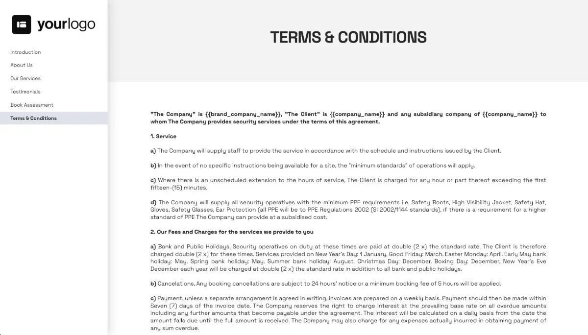 Security Quote Template Slide 7