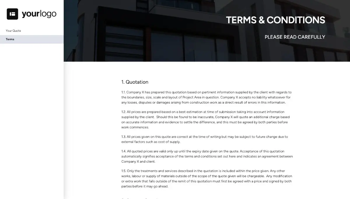 Contractor Quote Template Slide 5