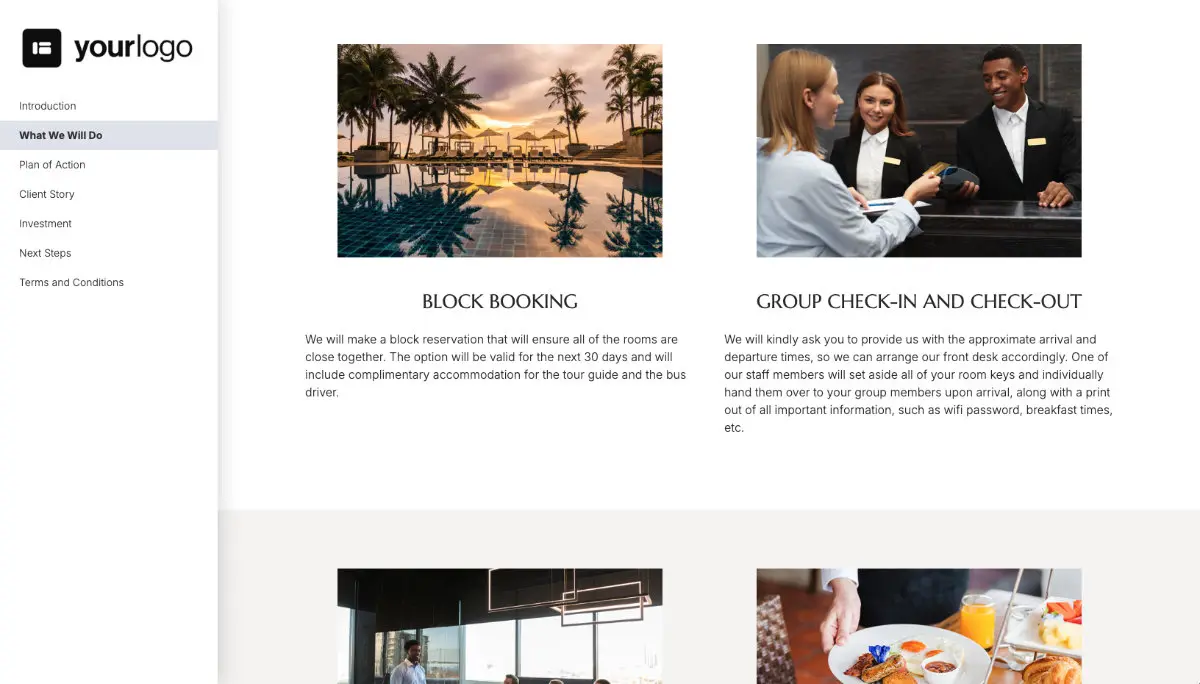 Hotel Groups Quote Template Slide 3