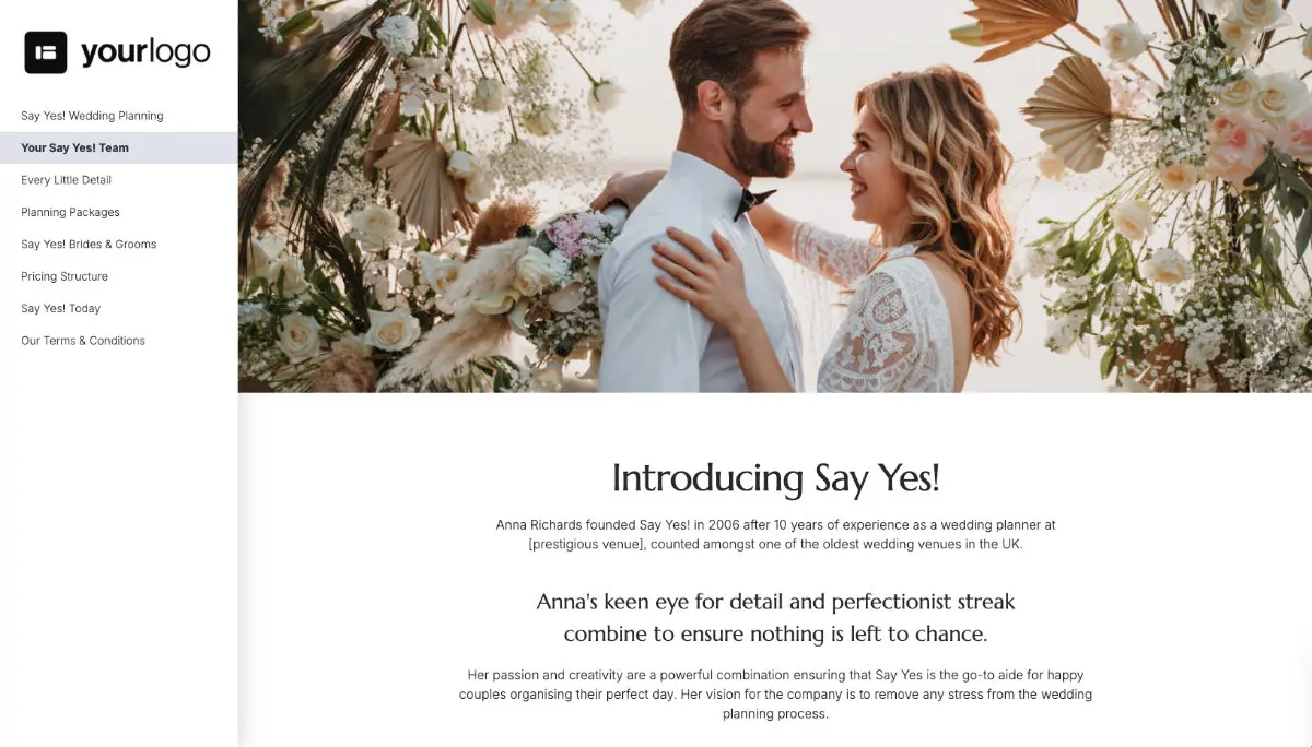 Wedding Planner Quote Template Slide 3