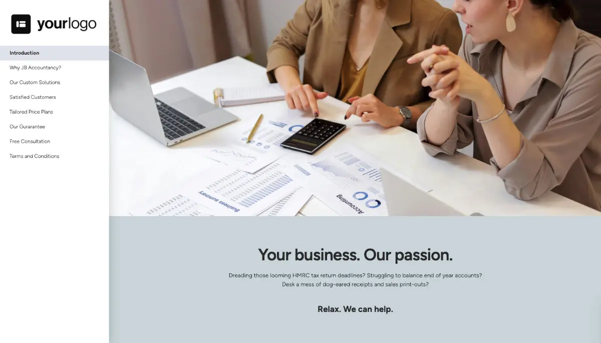 Accounting Quote Template Slide 2