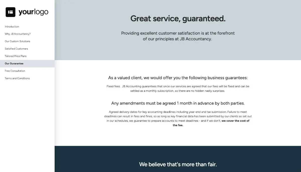 Accounting Quote Template Slide 7