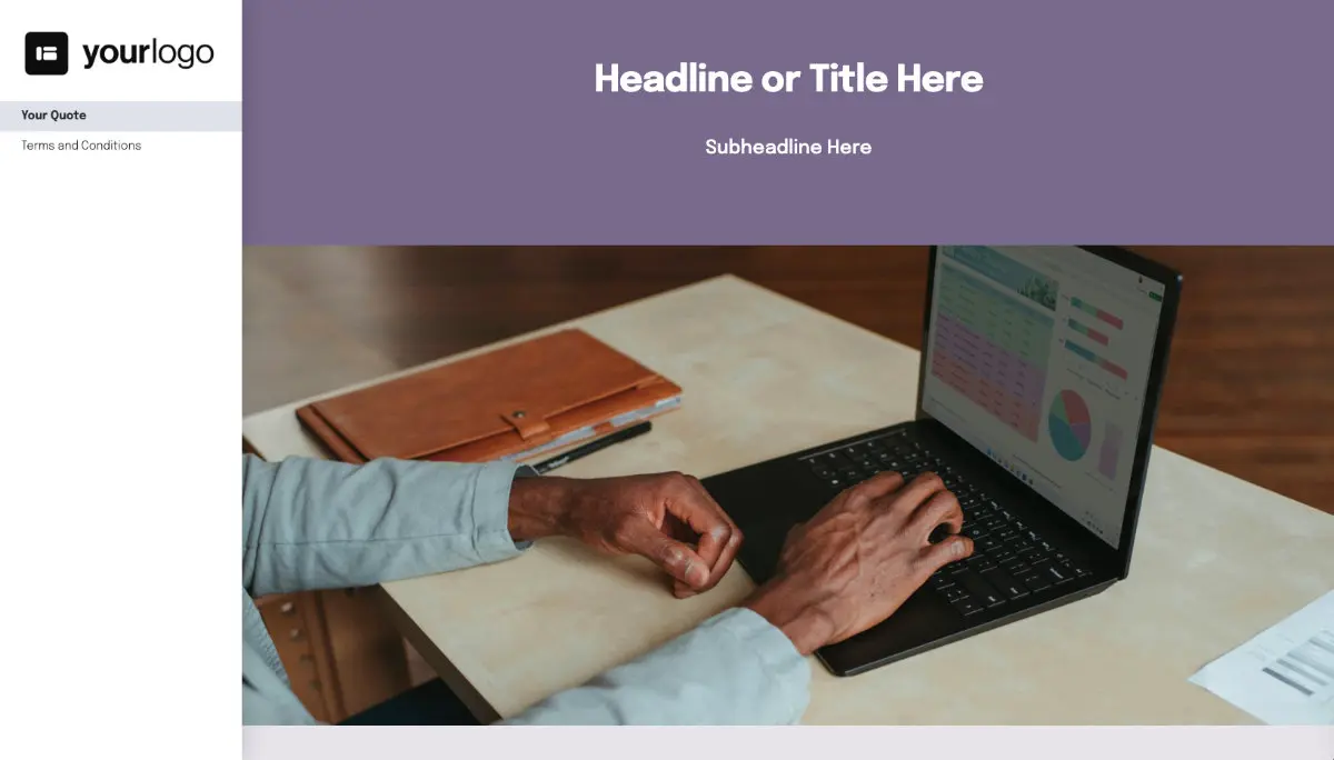 General Quote Template Slide 2