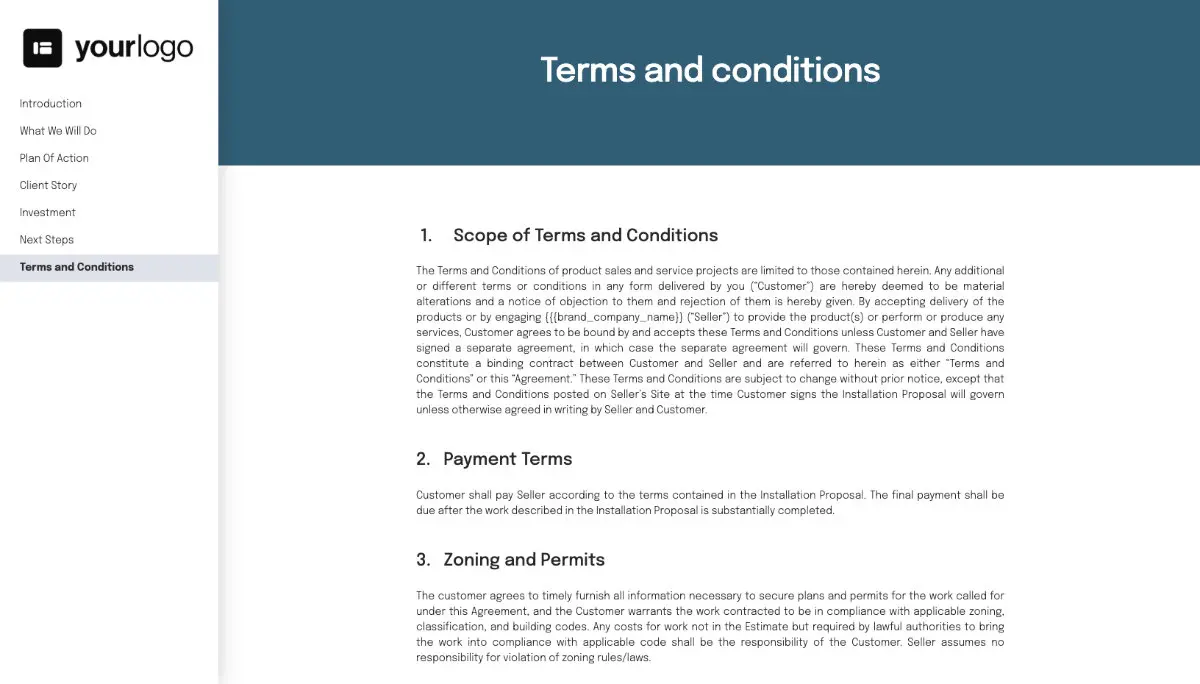 HVAC Quote Template Slide 8