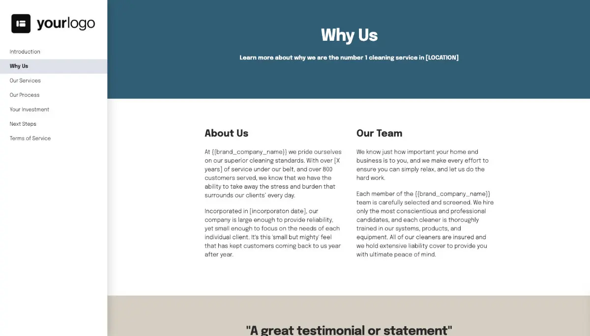 Post Construction Cleaning Quote Template Slide 3