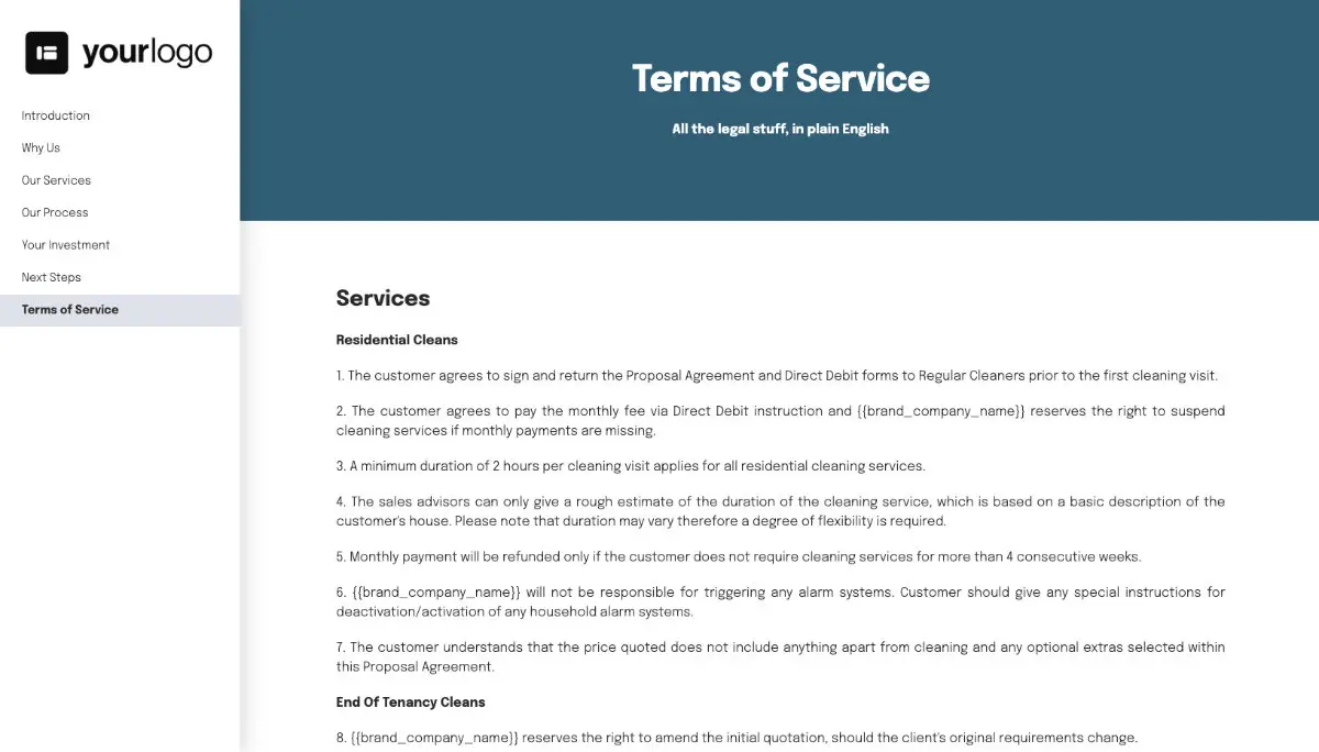 Post Construction Cleaning Quote Template Slide 8