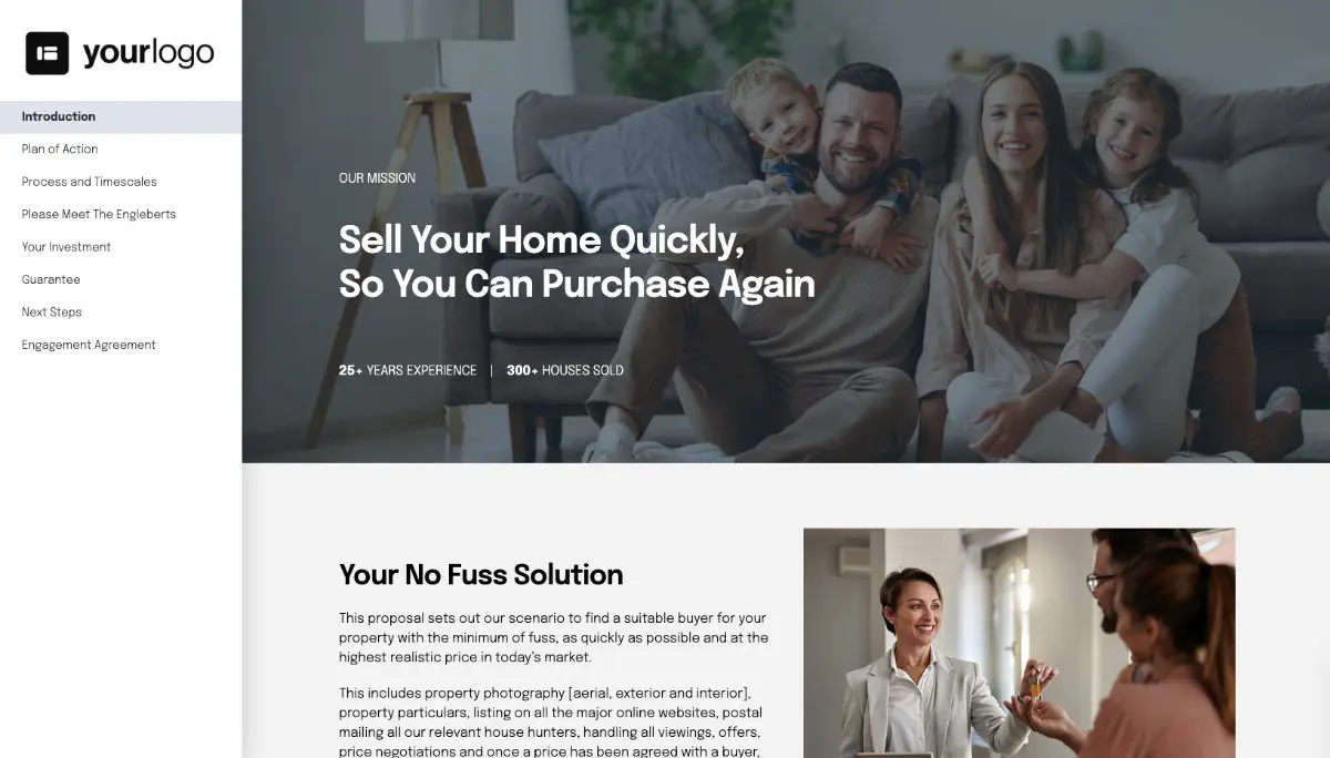 Real Estate Quote Template Slide 2