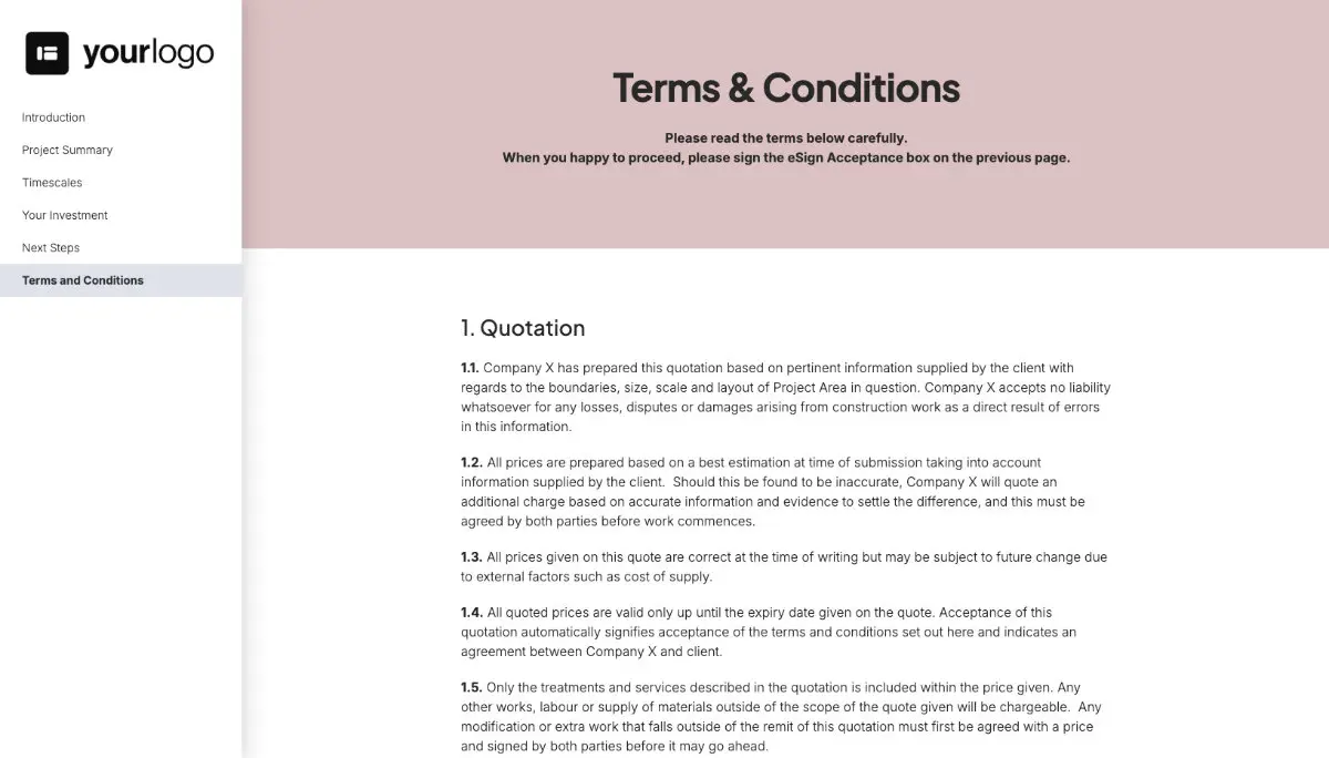 Remodeling Quote Template Slide 7