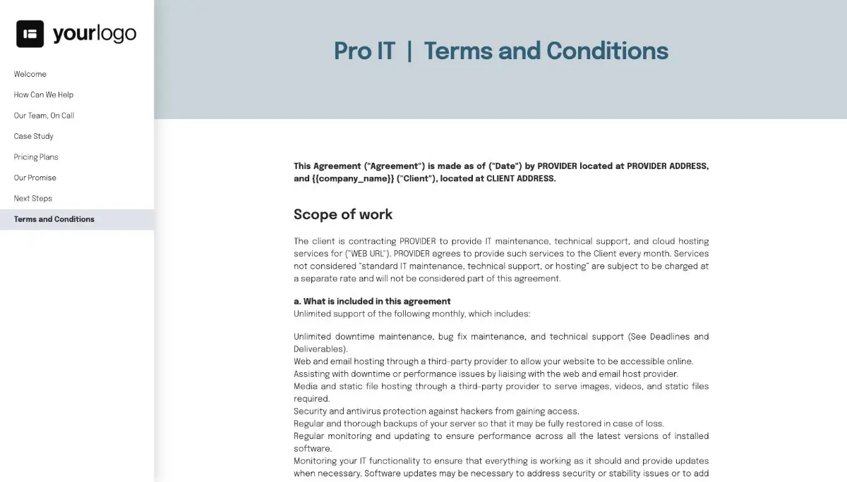 IT Support Services Quote Template Slide 9