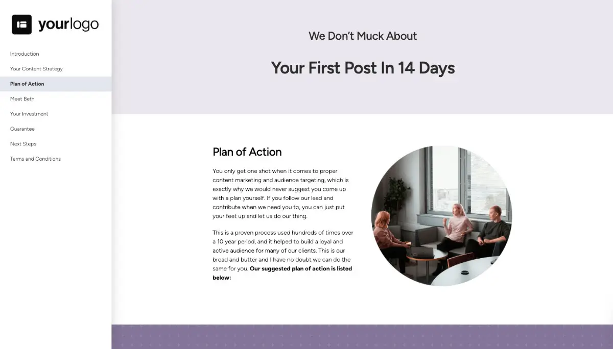 Content Marketing Quote Template Slide 4