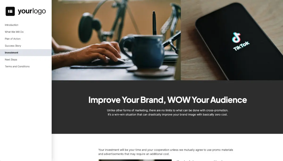 Cross Promotion Quote Template Slide 6