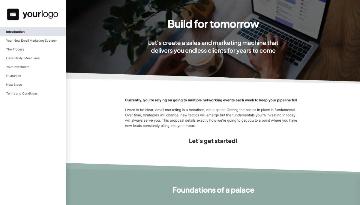 Email Marketing Quote Template Slide 2