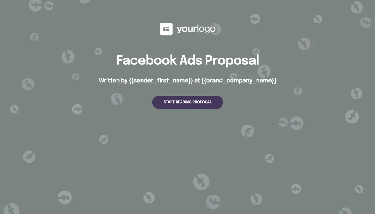 Facebook Ads Quote Template