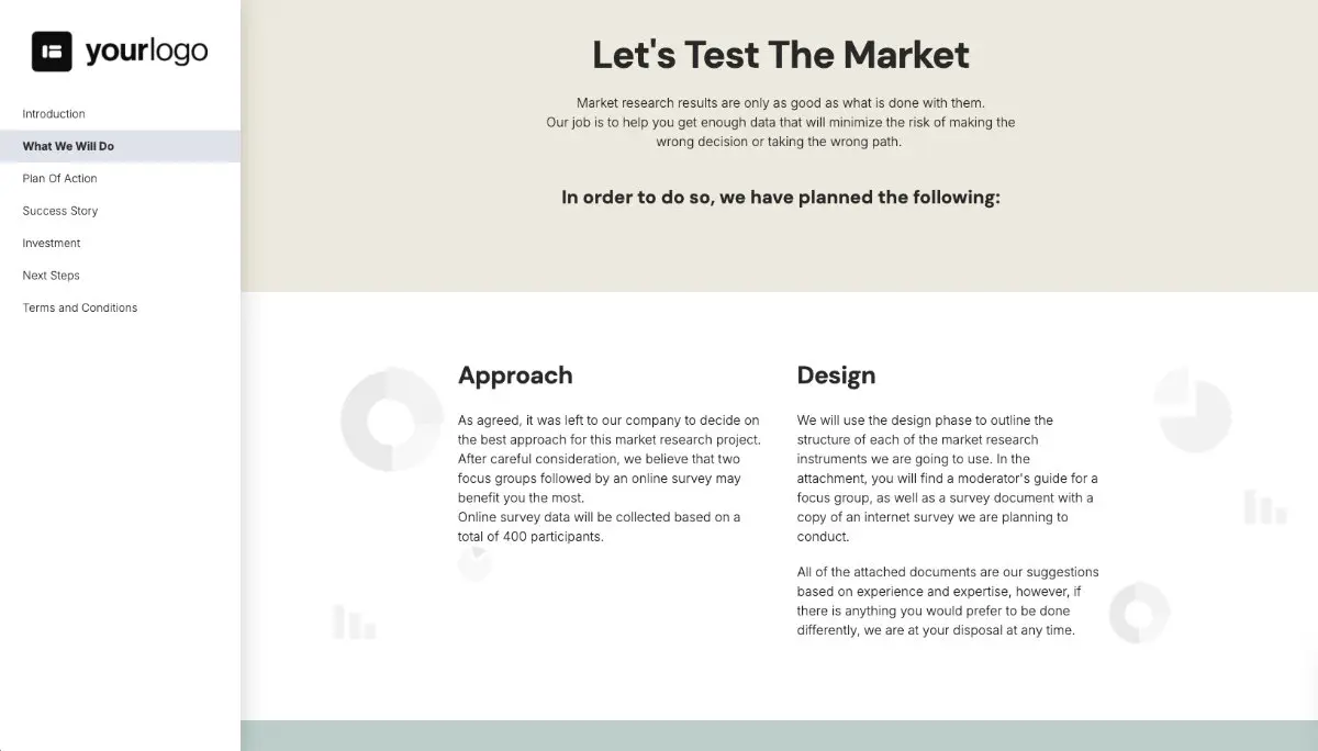 Market Research Quote Template Slide 3