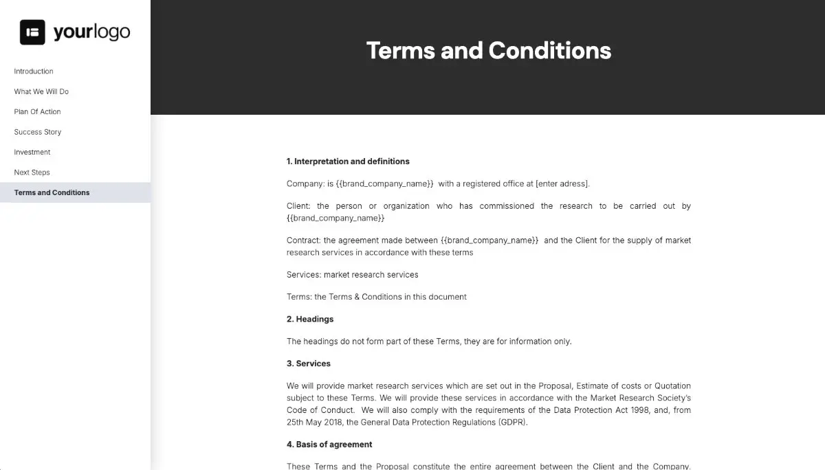 Market Research Quote Template Slide 8