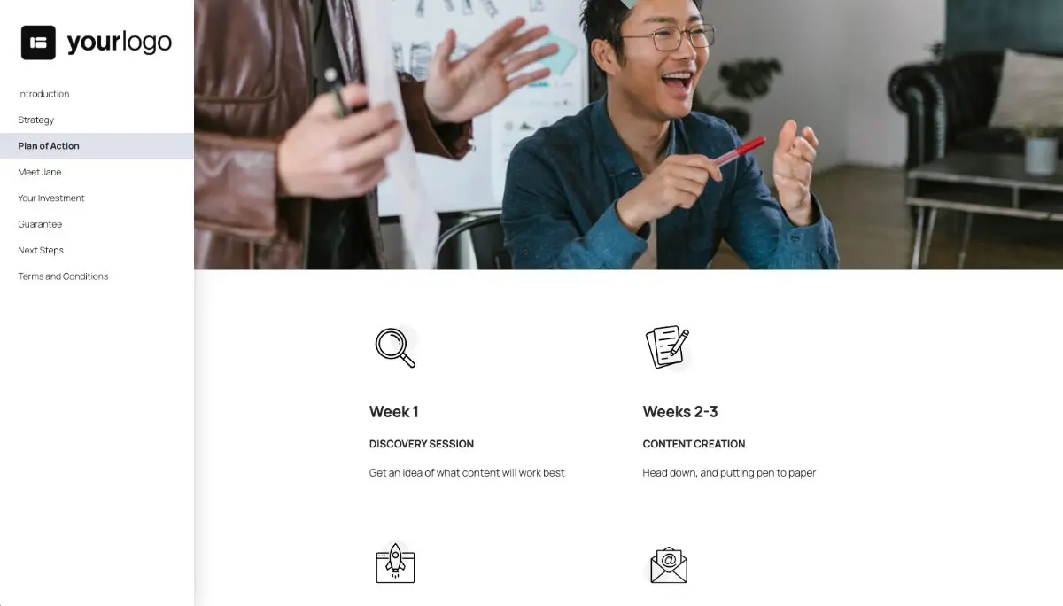 Marketing Automation Quote Template - Process and Timescales