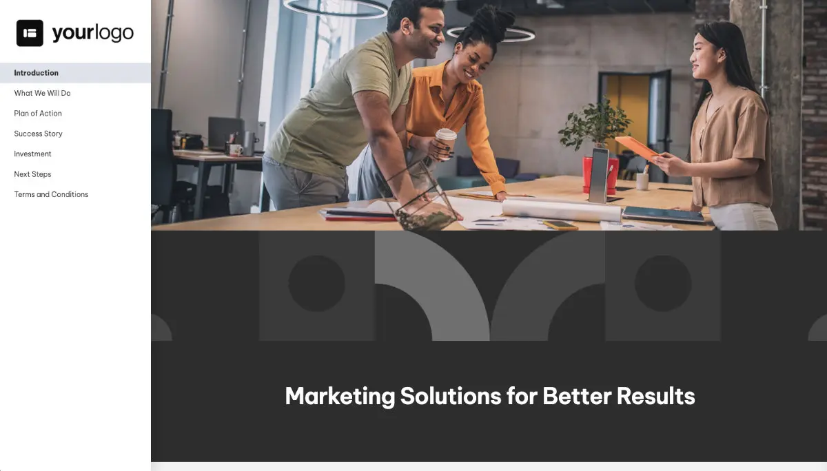 Marketing Plan Quote Template Slide 2