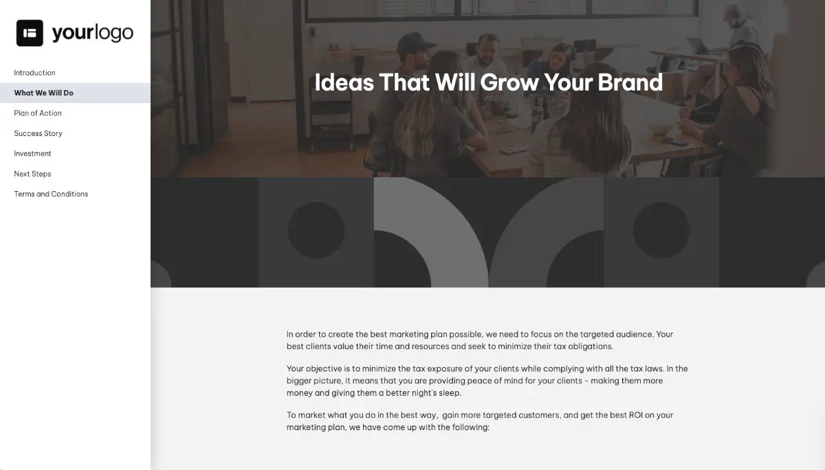 Marketing Plan Quote Template Slide 3