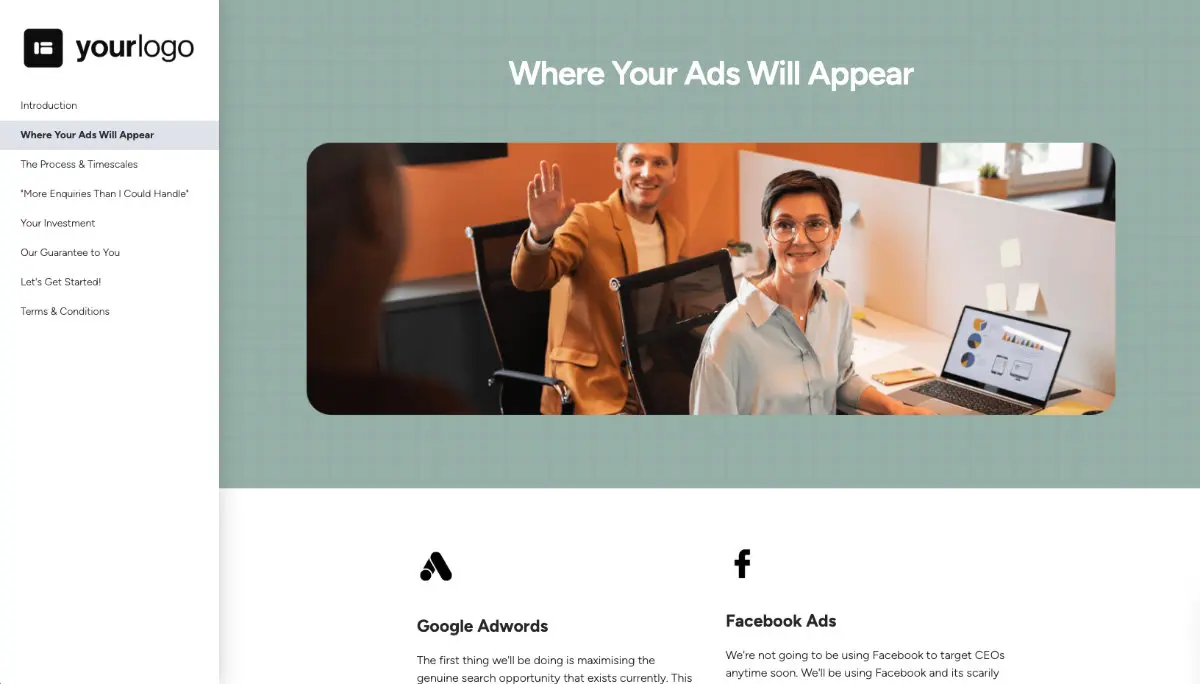 Marketing Services Quote Template Slide 3