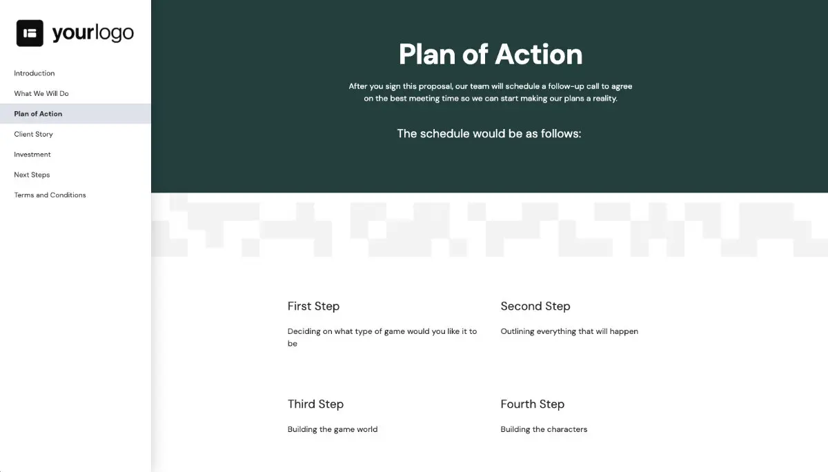 Narrative Quote Template - Processes and Timelines