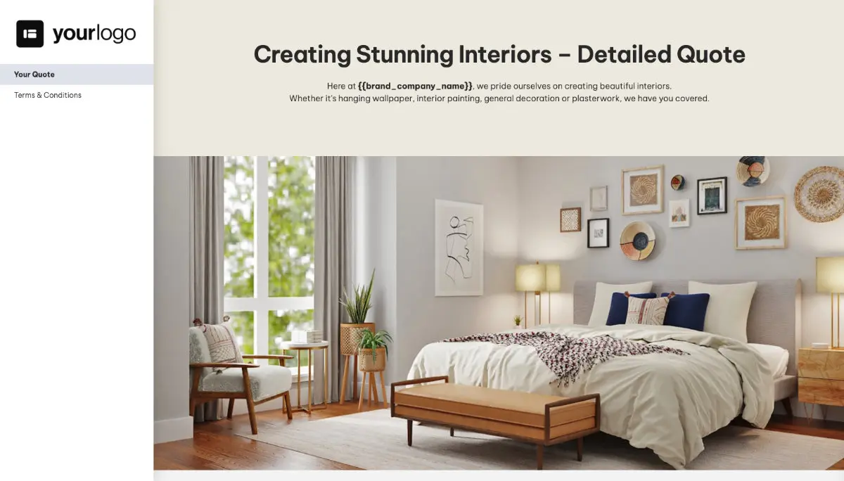 Painter and Decorator Quote Template Slide 2