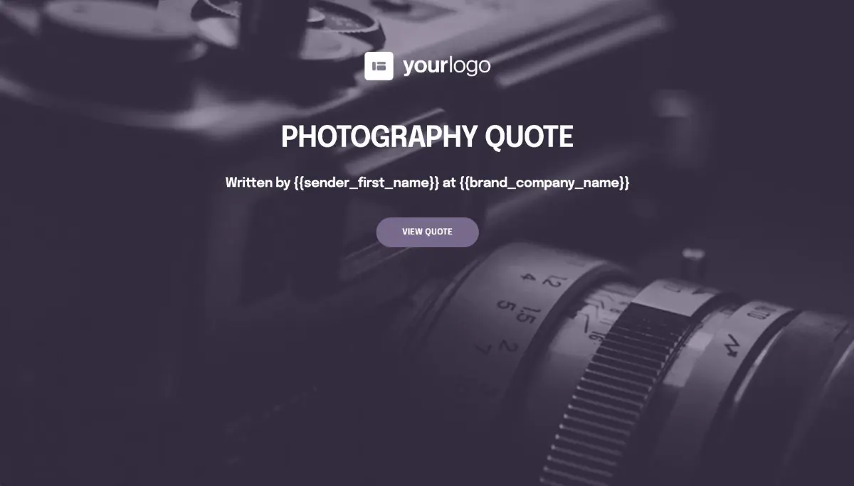 Photography Quote Template - Visually Stunning Cover