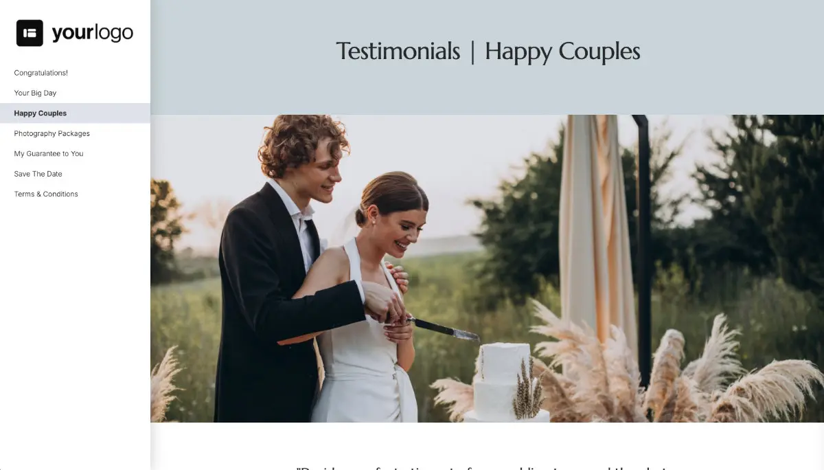 Wedding Photography Quote Template Slide 4